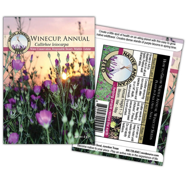 annual wildflower seeds Winecup, Annual Seed Mix