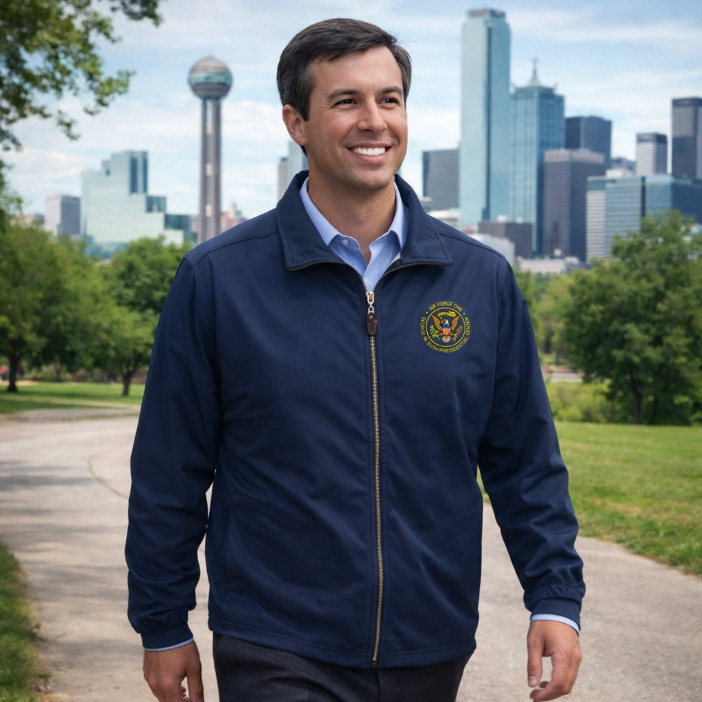 Air Force One Full Zip Jacket only $135.99 | | George W. Bush