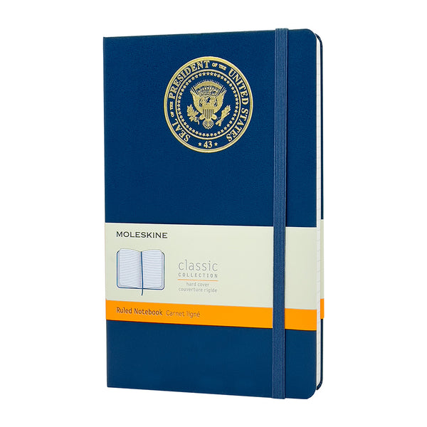 Moleskine Large Hardcover Ruled Notebook with Presidential Seal only ...